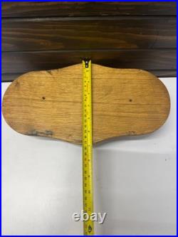 German Made Original Double Brass Barometer Viking Weather Gauge on Wood Panel