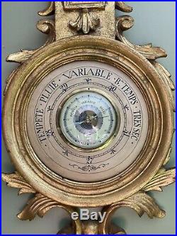 Giltwood Italian Barometer