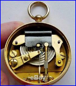 Good Antique English Pocket Barometer J. Hicks
