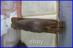 Gorgeous BLACK FOREST wood carved bear barometer rare model Germany 1900