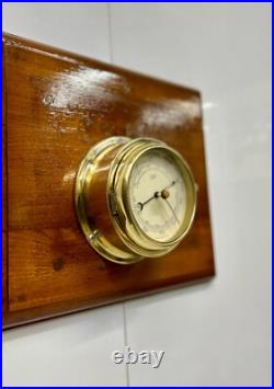 Gufa Maritime Brass Barometer Vintage Compensated Precision Made in West Germany Gufa Maritime Brass Barometer Vintage Compensated Precision Made in West Germany