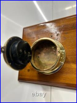 Gufa Maritime Brass Barometer Vintage Compensated Precision Made in West Germany Gufa Maritime Brass Barometer Vintage Compensated Precision Made in West Germany