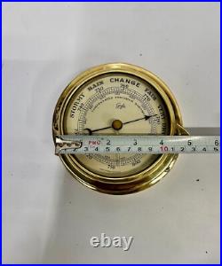 Gufa Maritime Brass Barometer Vintage Compensated Precision Made in West Germany Gufa Maritime Brass Barometer Vintage Compensated Precision Made in West Germany