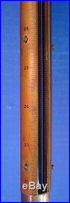 H. J. Green Stick Barometer Mid 19th Century, Very Nice Early American Example
