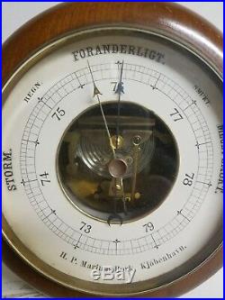 H. P. Marinus Bork Kjobenhavn Barometer