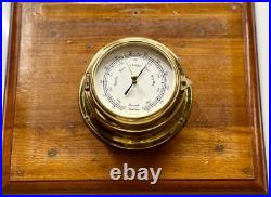 Hanseatic Hamburg Barometer Made in Germany Stormy Rain Change Fair Instrument