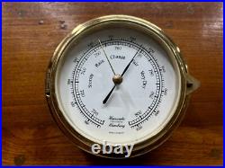Hanseatic Hamburg Barometer Made in Germany Stormy Rain Change Fair Instrument