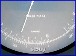 Huge Bendix Friez U. S Weather Bureau Noaa Ships Marine Aneroid Weather Barometer