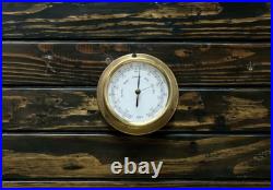 Industrial Barigo Marine Barometer Original Antique Germany-Made Nautical Industrial Barigo Marine Barometer Original Antique Germany-Made Nautical