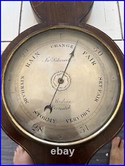 Ino Pedronceli Bodmin Fine 18th C / 19th Barometer With Seashell Inlay