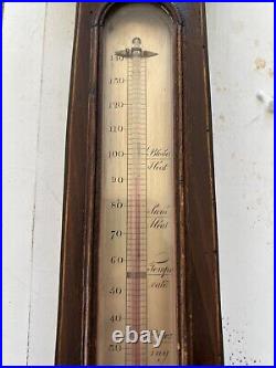 Ino Pedronceli Bodmin Fine 18th C / 19th Barometer With Seashell Inlay