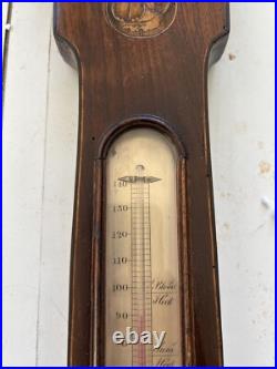 Ino Pedronceli Bodmin Fine 18th C / 19th Barometer With Seashell Inlay