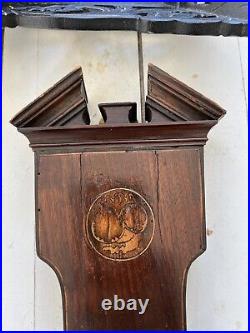 Ino Pedronceli Bodmin Fine 18th C / 19th Barometer With Seashell Inlay