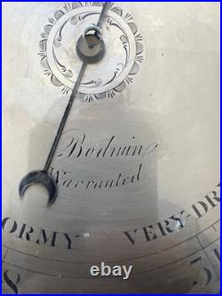 Ino Pedronceli Bodmin Fine 18th C / 19th Barometer With Seashell Inlay