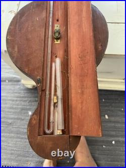Ino Pedronceli Bodmin Fine 18th C / 19th Barometer With Seashell Inlay