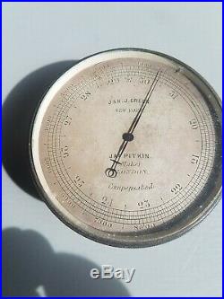J&H. J. Green Barometer