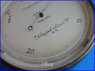 KEUFFEL & ESSER Antique Compensated Pocket Barometer