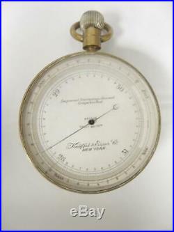 Keuffel & Esser Co. Barometer, Improved Surveying Aneroid Compensated #HA14