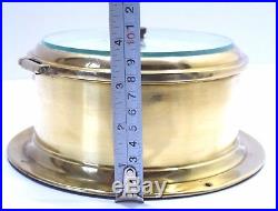 LILLEY & GILLIE Barometer brass marine vintage antique precision