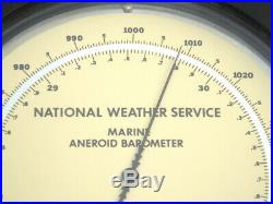 Large Belfort Us Dept Of Commerce Marine Aneroid Barometer Atmospheric Weather