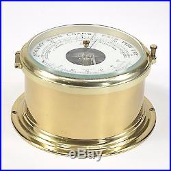 Large Schatz Marine Instruments Barometer W Celsius/Fahrenheit Thermometer works