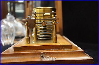 Late 19th Antique Century Short & Mason Self Recording Barometer W/ Instructions