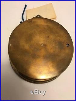 Late 19th Century Brass Cased Marine Barometet