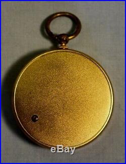 Leather Cased Gilded Pocket Barometer/Altimeter-Otto Schlieffelder, Vienna c. 1890