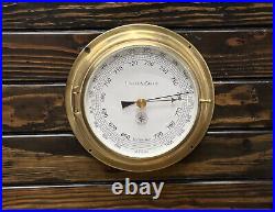Lilley & Gillie Weather Instrument Nautical Antique Style Barometer England