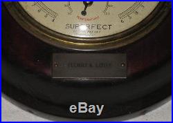 Ltd Toy Stamp & Vintage Superfect 2 In1 Baro-Thermometer Ships Wheel P12