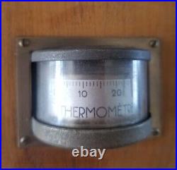 Lufft German Barometer Thermometer Nautical Barometer Maritime Ship