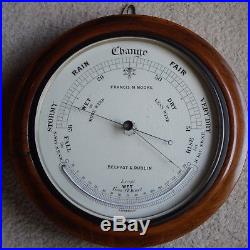 MAKE OFFER Antique 1800s Belfast Barometer & Thermometer by Francis M. Moore