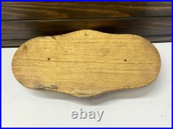 Made In German Viking Barometer Wood & Double Brass Ship Weather Instrument