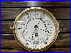 Made in England 1800 Ad Sewills Liverpool Aneroid Barometer Millibars Very Dry
