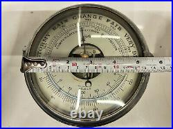 Made in Germany, Old Brass metal Compensatedweather Instrument Barometer