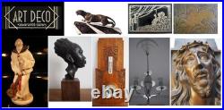 Magnificent Art Deco Roses French Carved Walnut Thermometer Barometer Station W
