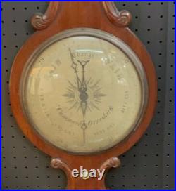 Mahogany Barometer Case by Robert Cammack Of Ormskirk England Active 1855-85