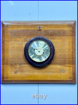 Marine Cargo Ship Barometer Authentic German-Made Wooden Nautical Instrument Marine Cargo Ship Barometer Authentic German-Made Wooden Nautical Instrument