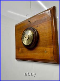 Marine Cargo Ship Barometer Authentic German-Made Wooden Nautical Instrument Marine Cargo Ship Barometer Authentic German-Made Wooden Nautical Instrument