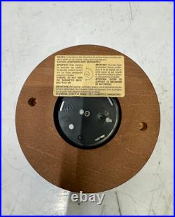 Marine Cargo Ship Barometer Authentic German-Made Wooden Nautical Instrument Marine Cargo Ship Barometer Authentic German-Made Wooden Nautical Instrument