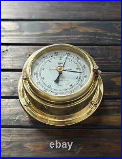 Marine Ship Baumuster Barigo Compensated Aneroid Barometer Made in Germany