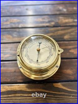 Maritime Antique Original Gufa Compensated Precision Barometer West Germany
