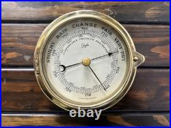 Maritime Antique Original Gufa Compensated Precision Barometer West Germany