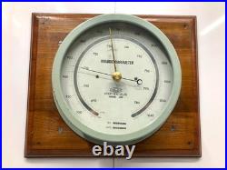 Maritime Instrument from Yokohama Japan Vintage Utsuki Keiki Aneroid Barometer
