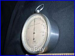 Military Barometer / Altimeter by Taylor Instrument Company Marked USMC on back
