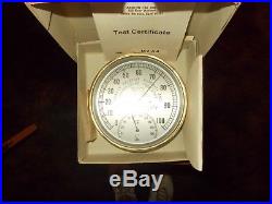Mint in the box, Brass Hygrometer Relative Humidity made in west Germany, m# m2a4