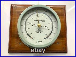 Nautical Antique Utsuki Keiki Aneroid Barometer Compensated to Analog Weather