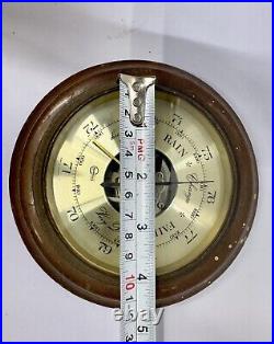 Nautical Instrument Stormy Rain Change Fair Barigo Ship Wall Barometer Germany
