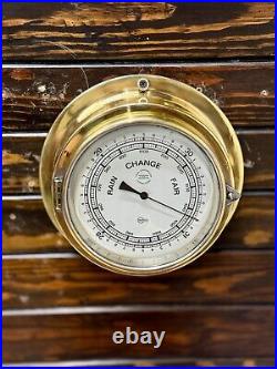 Nautical Rain Change Fair Twin Diaphragm Doppeldose Barigo Barometer Germany