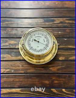 Nautical Rain Change Fair Twin Diaphragm Doppeldose Barigo Barometer Germany